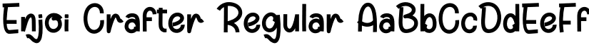 Enjoi Crafter Regular font