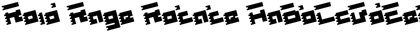 Roid Rage Rotate font