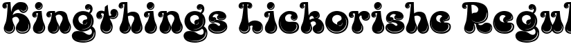 Kingthings Lickorishe Regular font