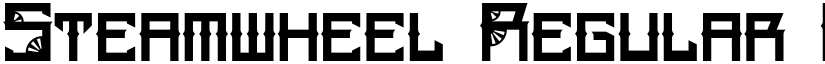 Steamwheel Regular font