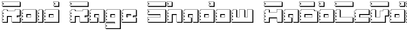 Roid Rage Shadow font