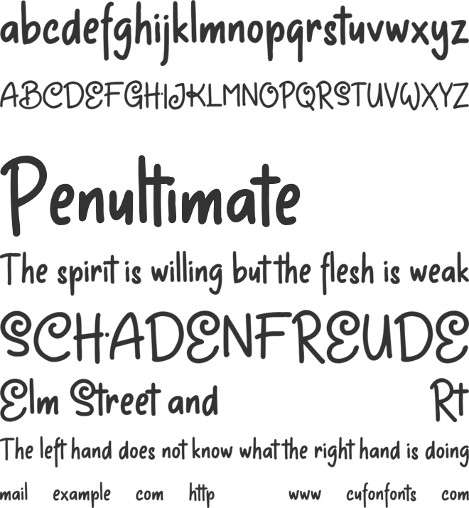 Chillgangs font preview