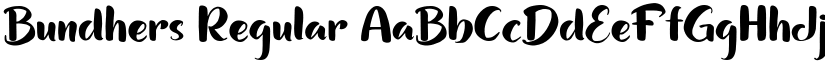 Bundhers font download