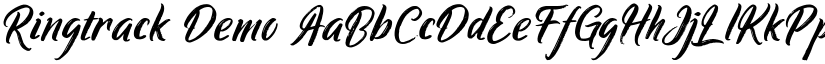 Ringtrack Demo font