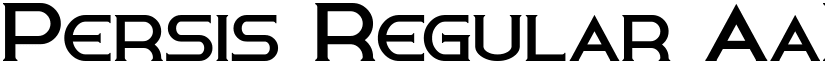 Persis Regular font