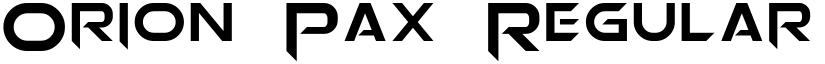 Orion Pax Regular font