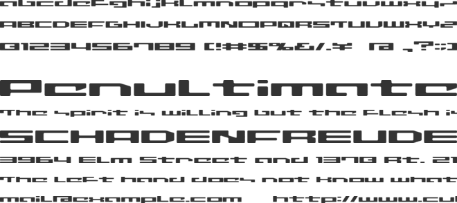 LVDC Disco02 font preview