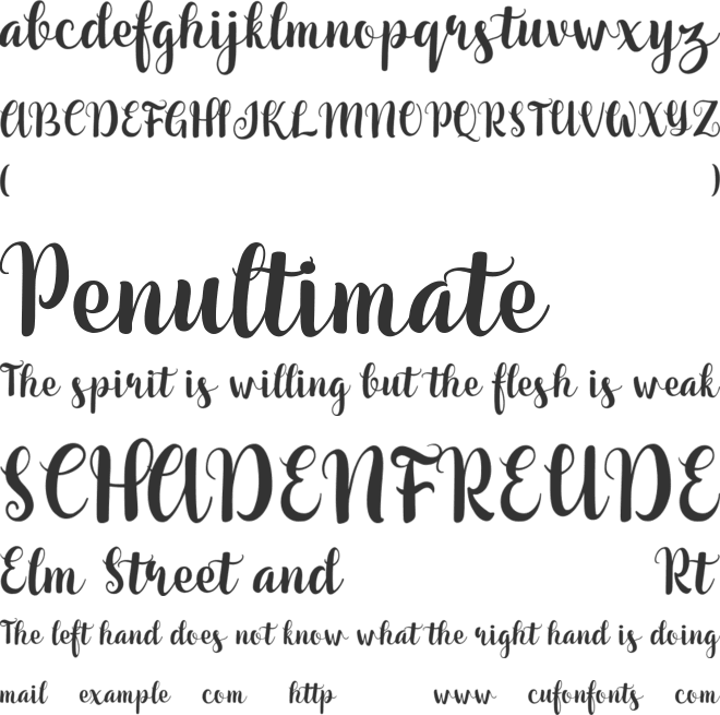 Jelantik font preview