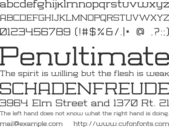 Rogueland Slab font preview