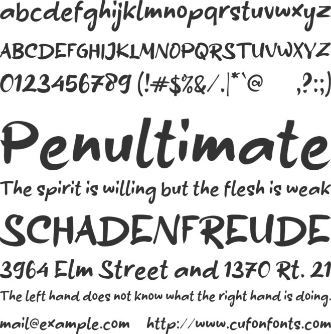 b Before Sans font preview