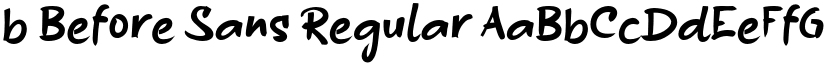 b Before Sans font download
