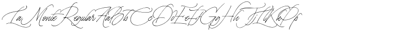 La Monte Regular font