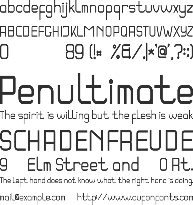 Andalusia - Personal Use font preview
