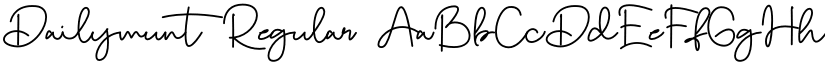 Dailymunt Regular font