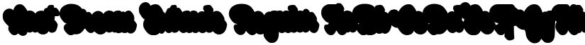 Last Dream Extrude Regular font