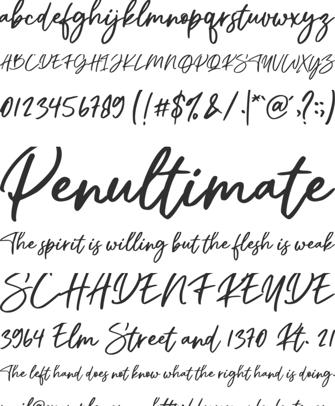 Christian Heedlay font preview