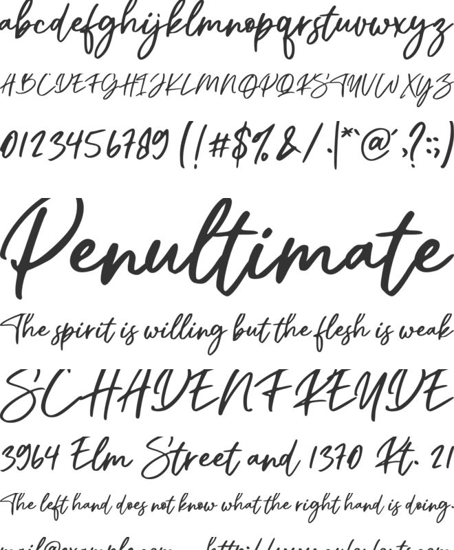Christian Heedlay font preview