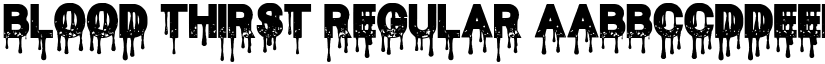 Blood Thirst Regular font