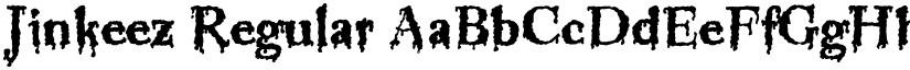 Jinkeez Regular font