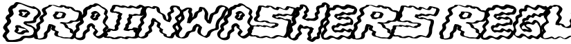 BrainWashers font download