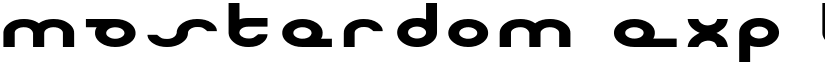 Masterdom Exp Bold font