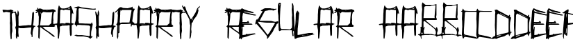 ThrashParty Regular font