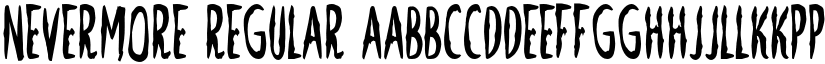 Nevermore font download