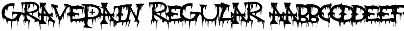 GravePain Regular font