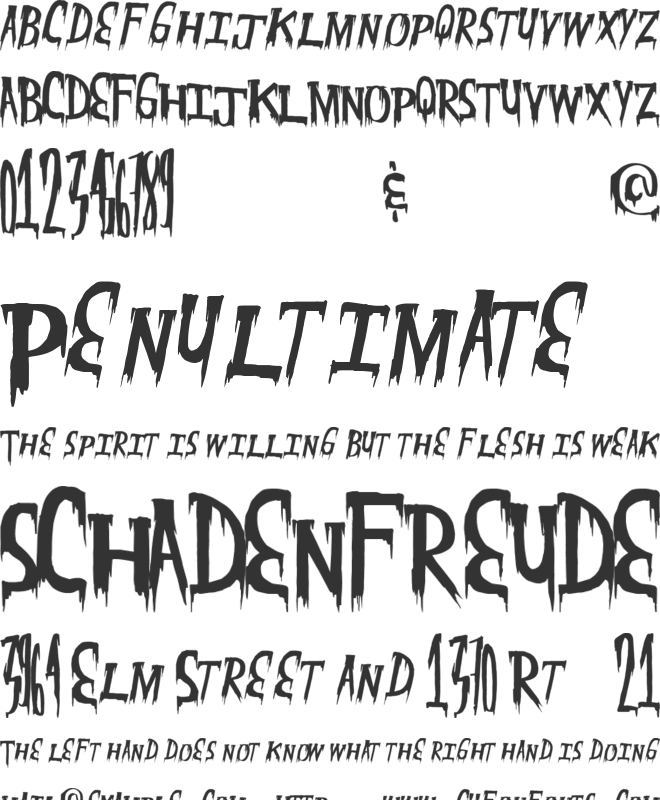 MeatMarket font preview