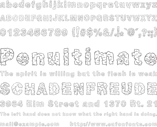 Fentanyl font preview