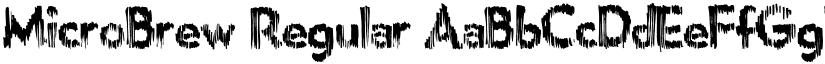 MicroBrew font download