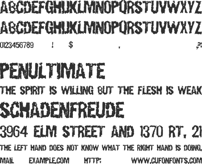 CarnalDevices font preview