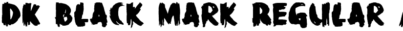DK Black Mark Regular font