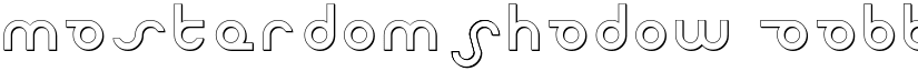 Masterdom Shadow font