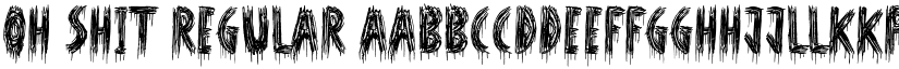 Oh Shit Regular font