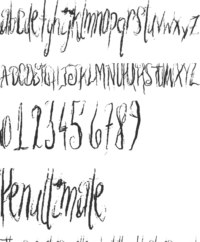 ExtraReaper font preview