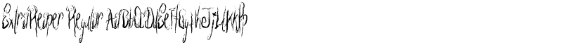 ExtraReaper Regular font