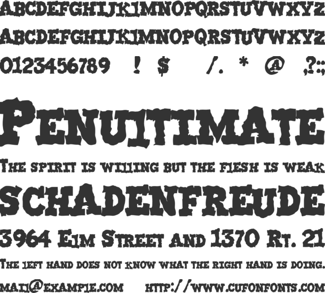 MONSTRUO-jedagraphicx font preview