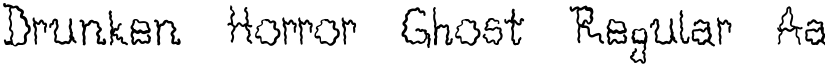 Drunken Horror Ghost Regular font