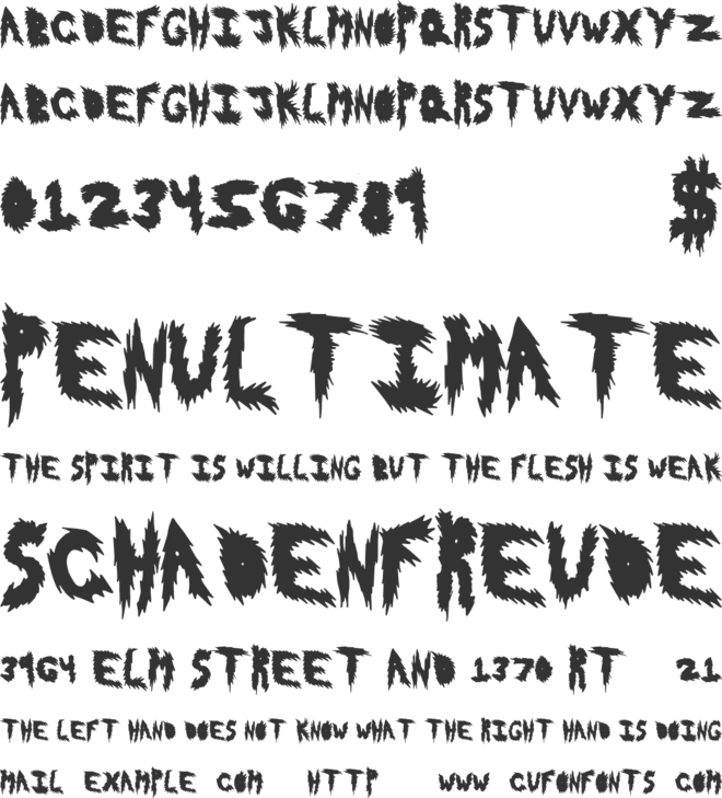 HotFlash font preview