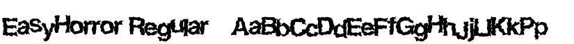 EasyHorror font download