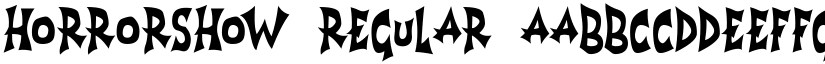 Horrorshow Regular font