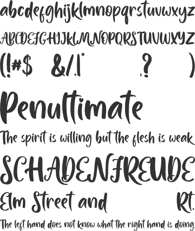 Melanie Roselyn font preview