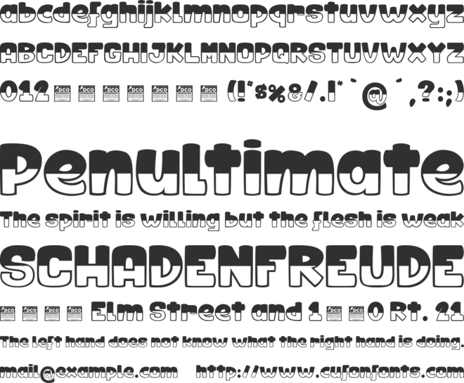 Red Bee_PersonalUseOnly font preview