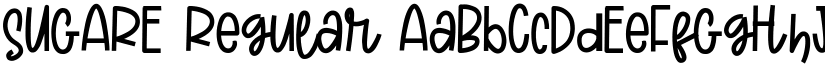 SUGARE Regular font
