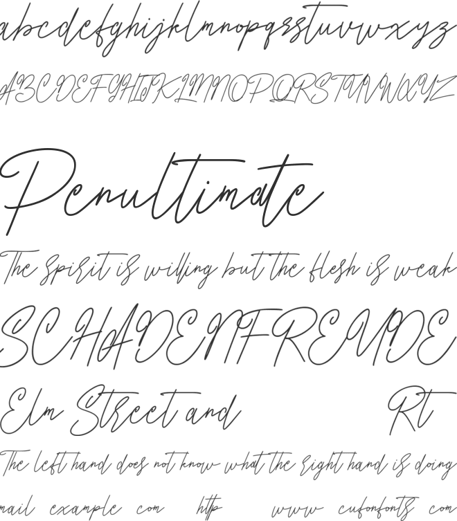 Anthroops Free font preview