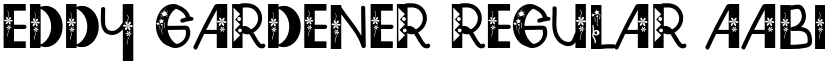 Eddy Gardener Regular font