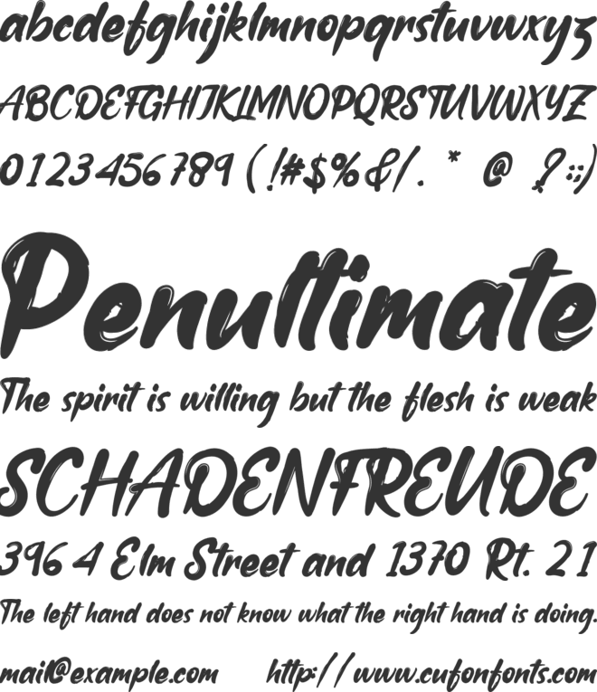 Winter Glisten font preview