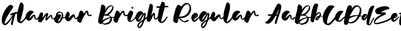 Glamour Bright Regular font