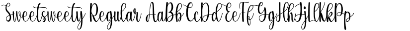 Sweetsweety Regular font